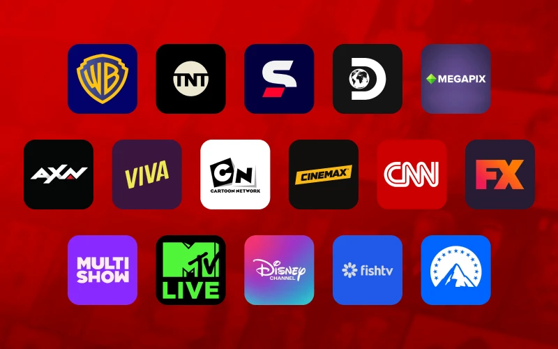 Canais ao vivo da V Prime Pro